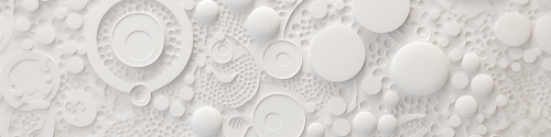 natural pattern made of circles, white background