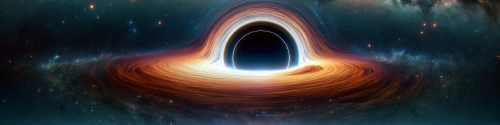 Black hole in space